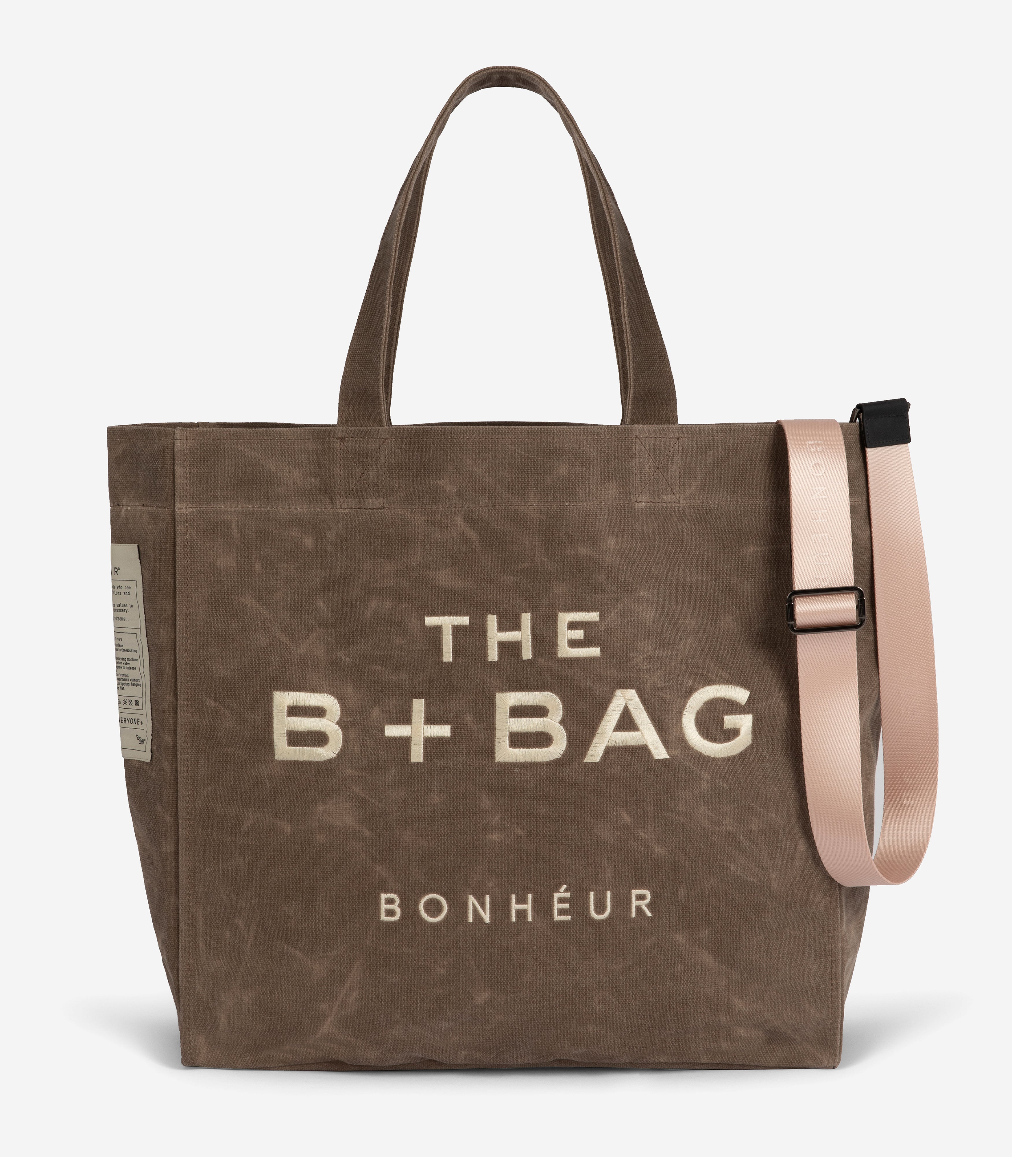 Canvas Chocolate Malt Large Tote Bag