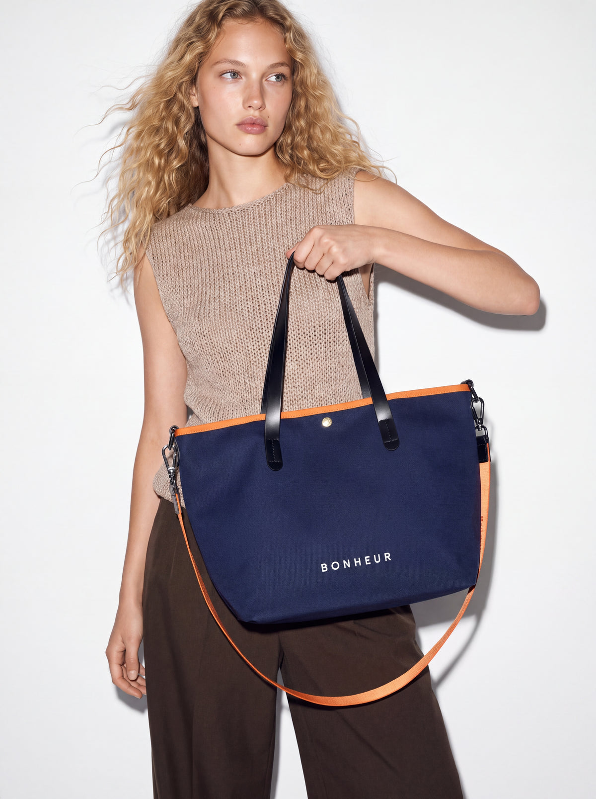 N°8 Canvas - Navy Tangerine