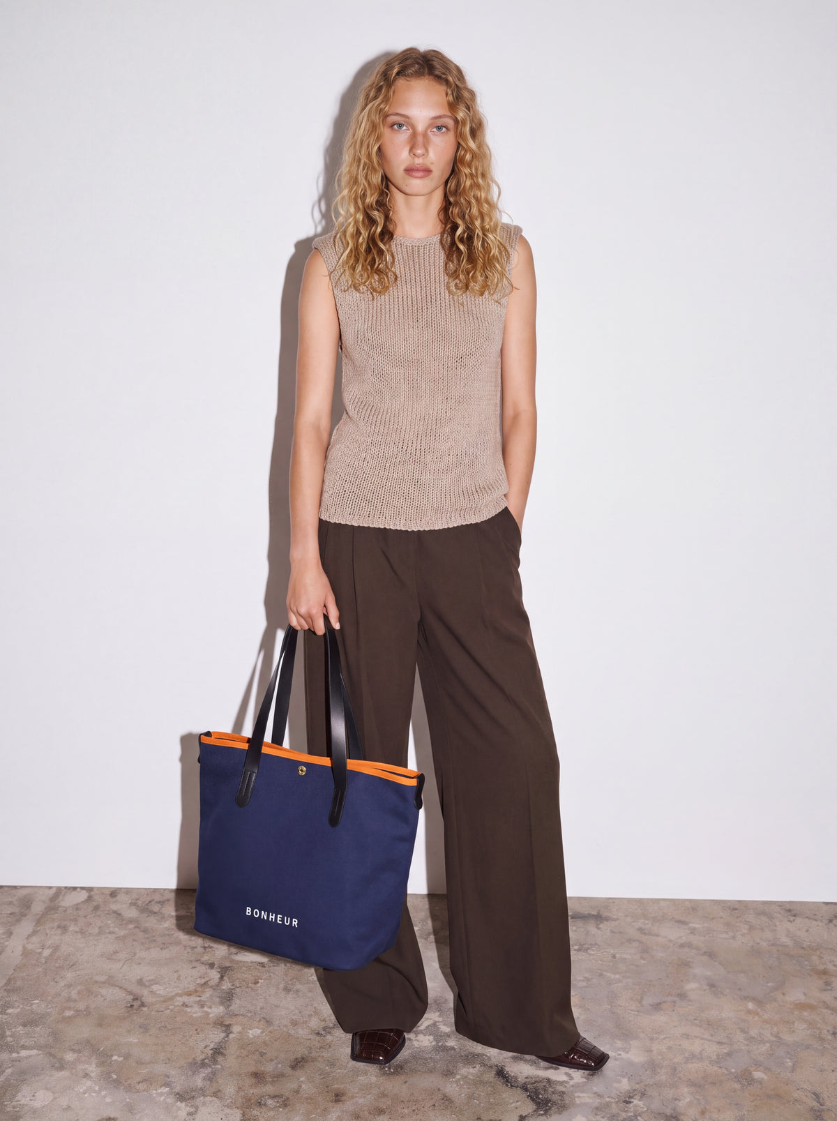 N°8 Canvas - Navy Tangerine