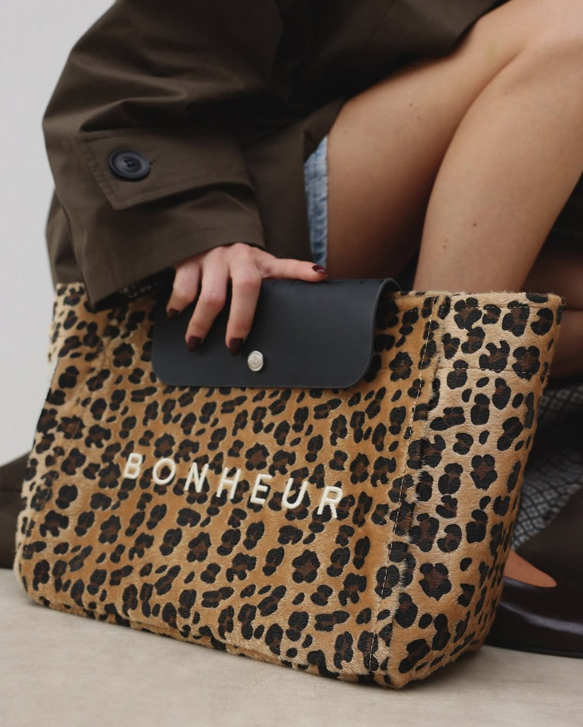 Kanvas Clutch+Bag- Leopard