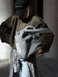 N°4 Kanvas Çanta- Suede Gray