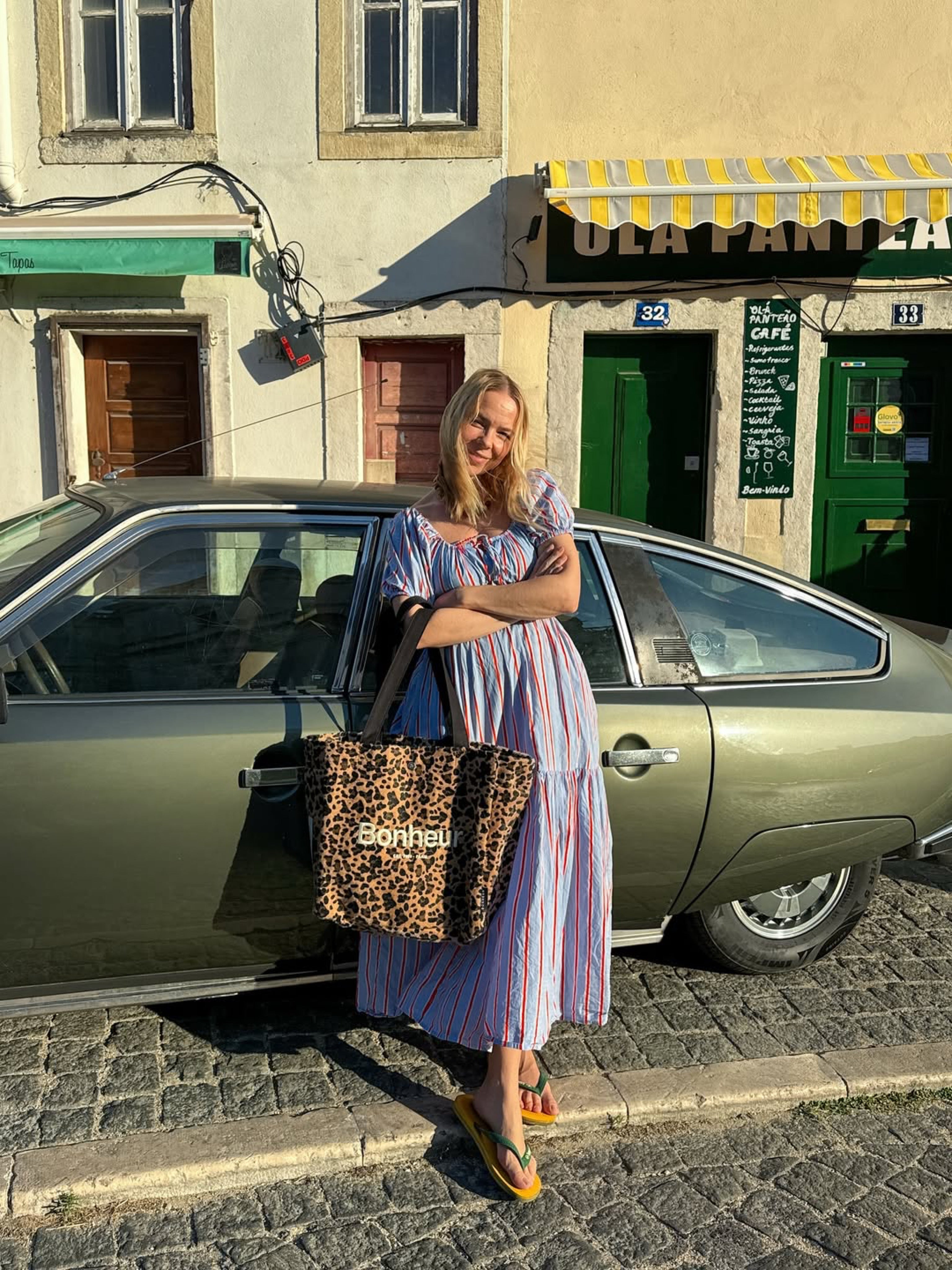 N°4 Canvas Cotton Bag - Leopard