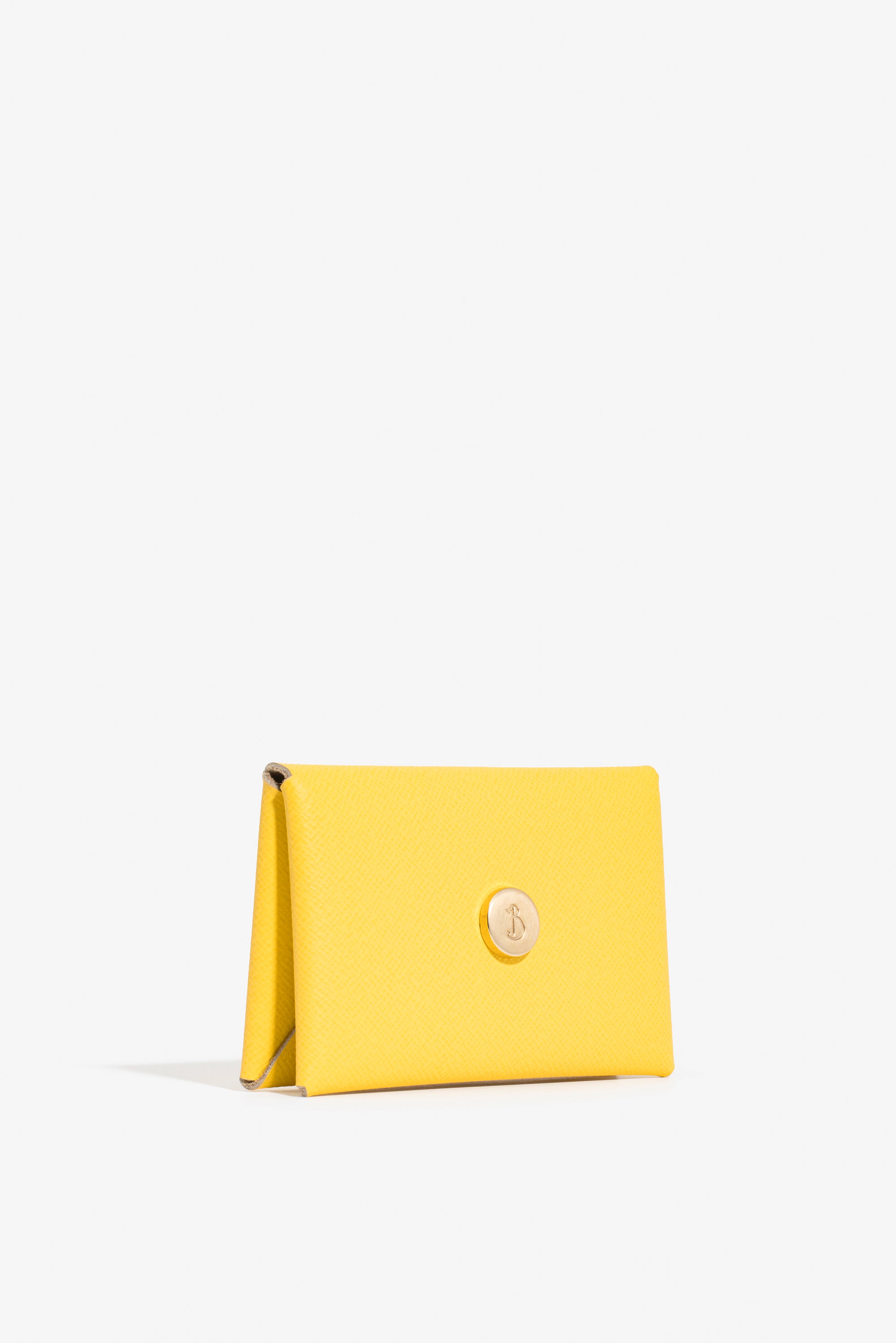 Pastel Yellow Card Holder
