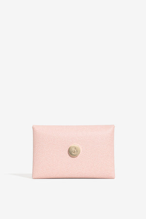 Pink Beige Card Holder