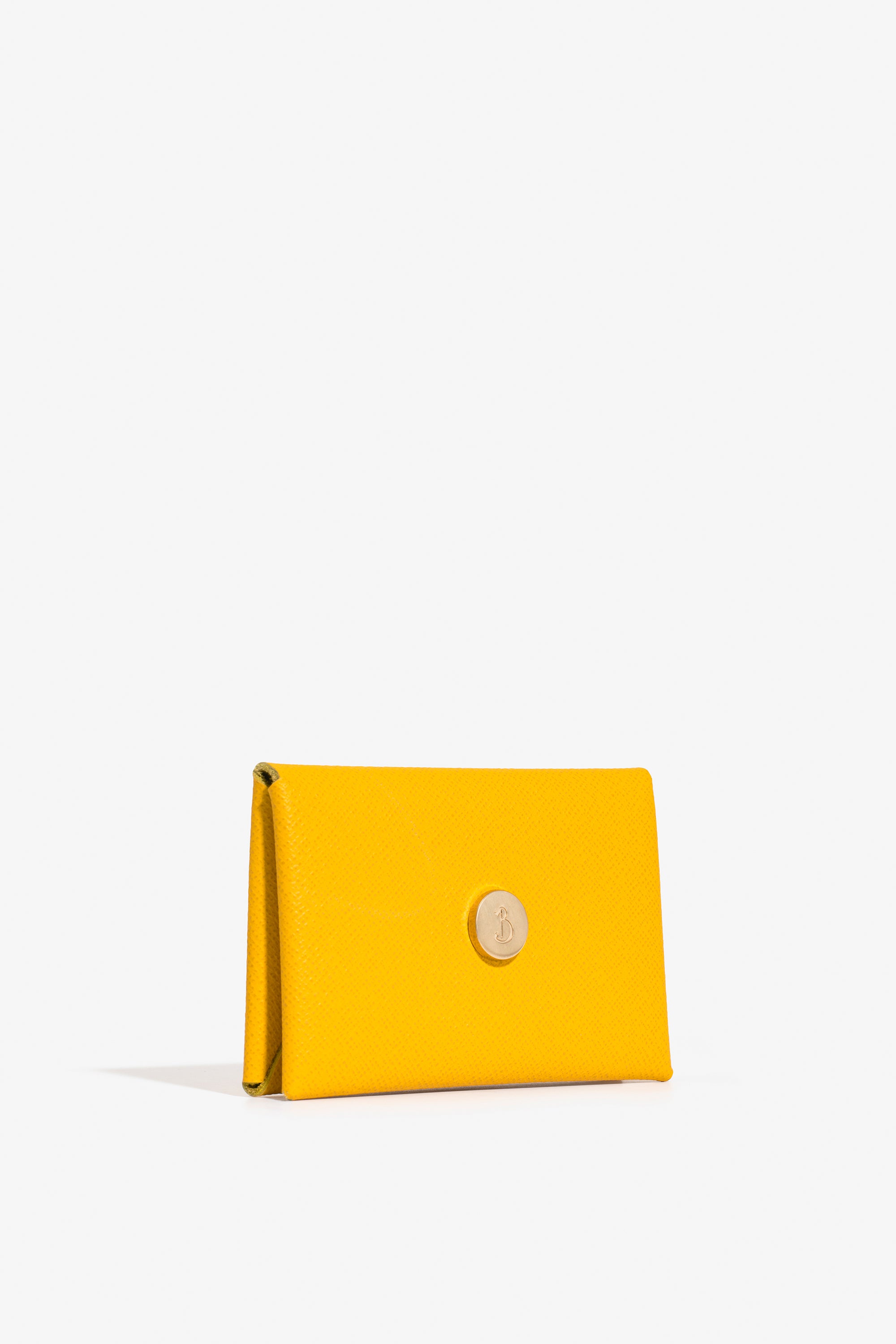 Mustard Yellow Card Holder