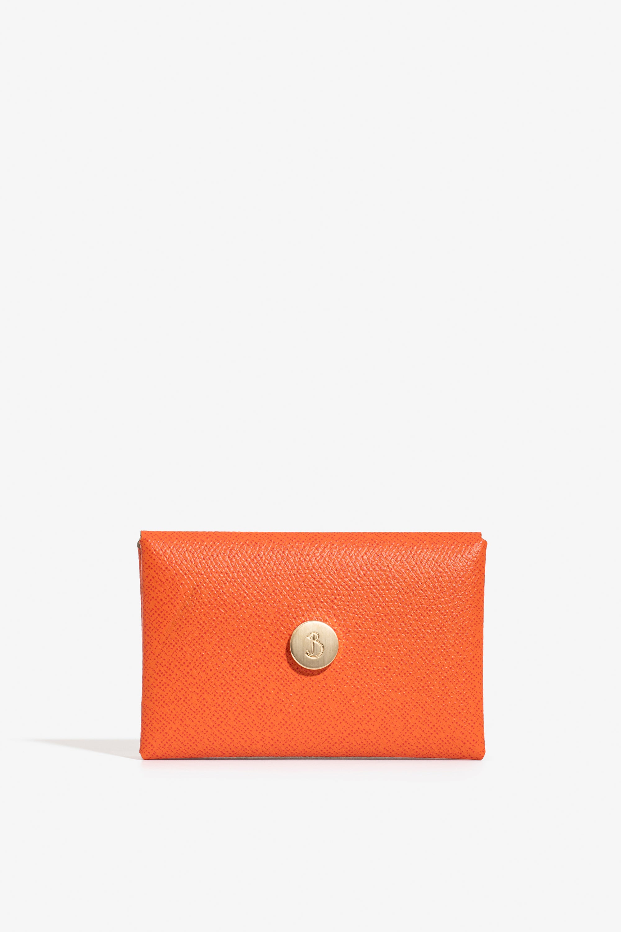 Red Orange Card Holder