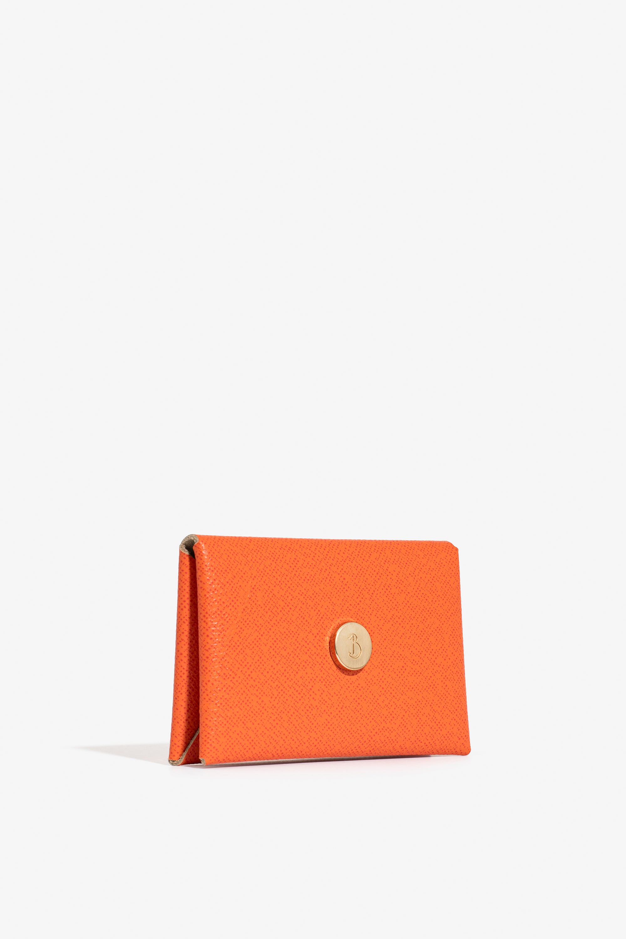 Red Orange Card Holder