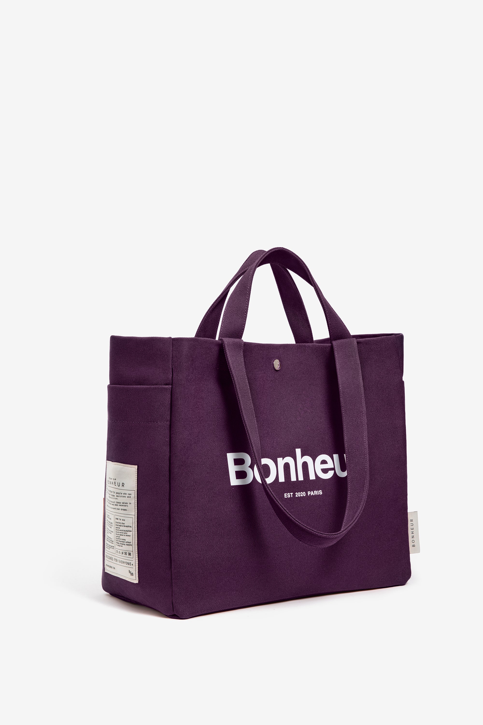 N°4 Kanvas Çanta- Plum Purple