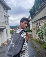 Kanvas Ghost Gray Büyük Boy Çanta