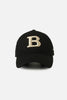 Bonheur B Siyah Beyzbol Şapkası