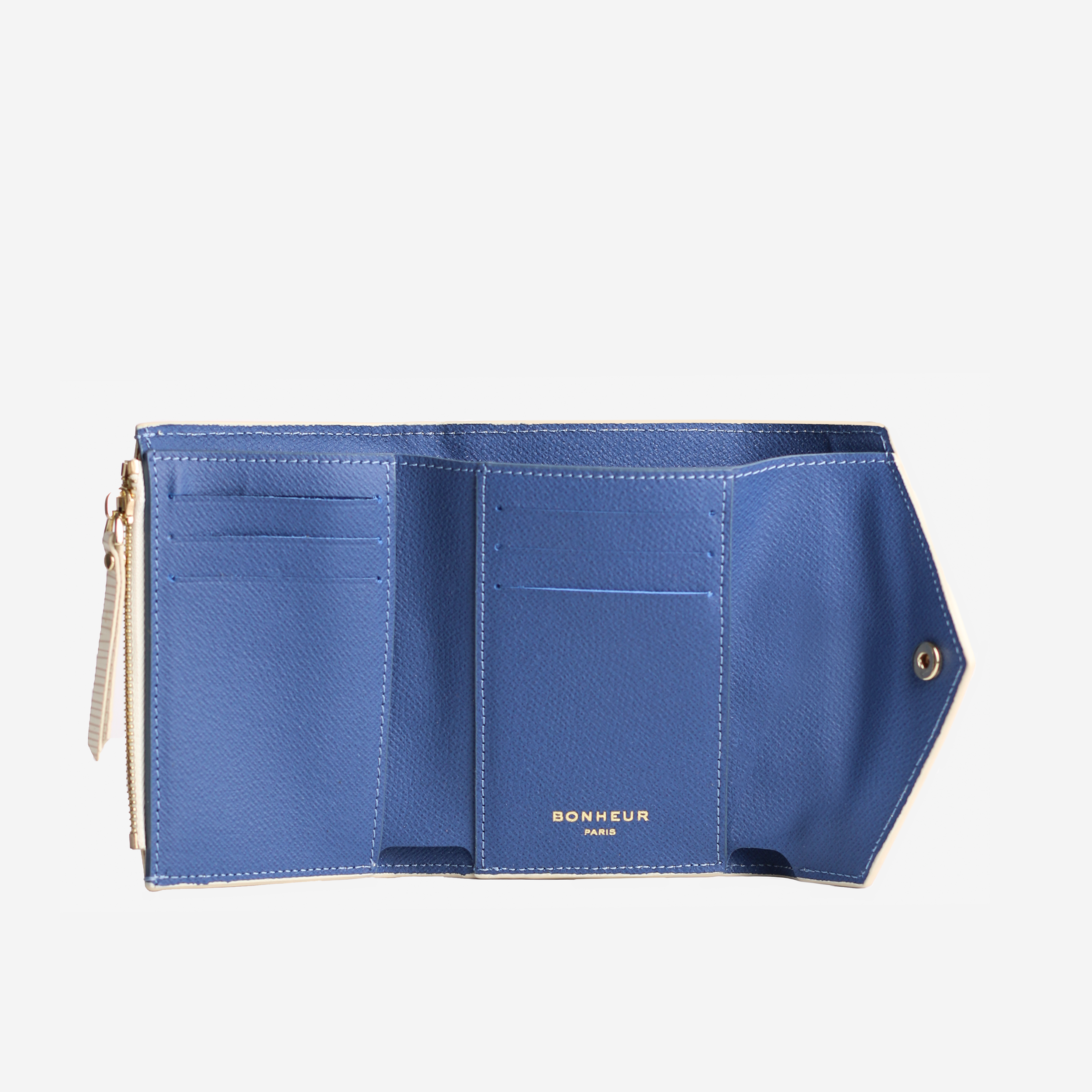 B+WALLET - Vanilla Cream Blue Small