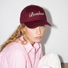 Bordeaux Cotton Gabardine Cap