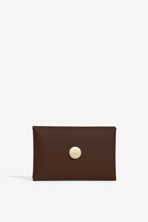 Coffee Brown Card Holder