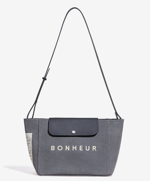 N°6 Canvas Clutch - Ghost Gray