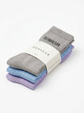 Grey, Blue & Lilac 3'lü Çorap Seti — çoraplar 3