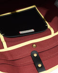N°8 Canvas Rosewood kanvas çanta — iç detay
