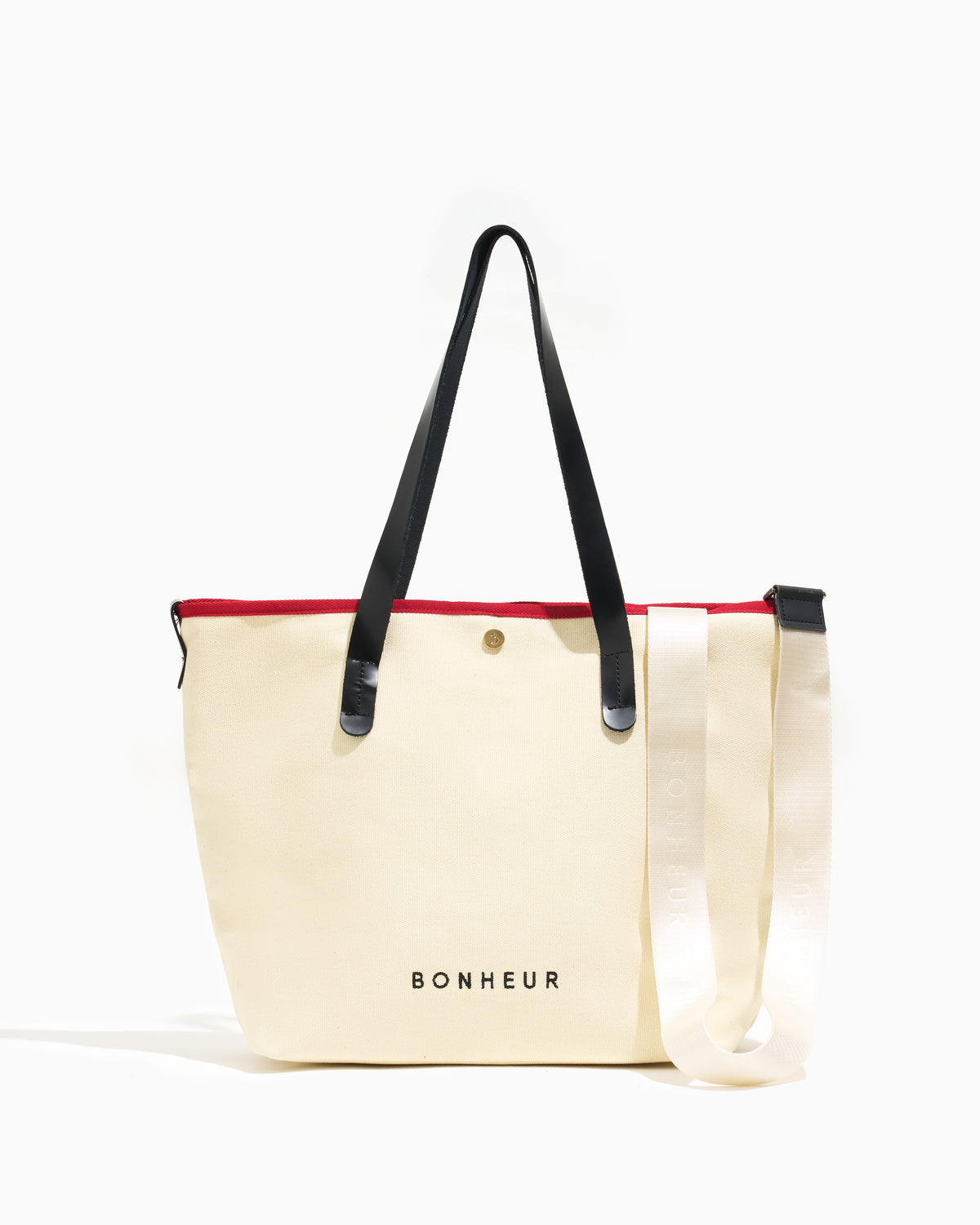 N°8 Canvas Vanilla Cherry kanvas çanta — önden görünüm