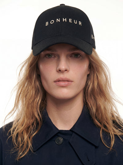 Bonheur Black Baseball Cap