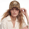 Bonheur Leopard Gabardin Şapka