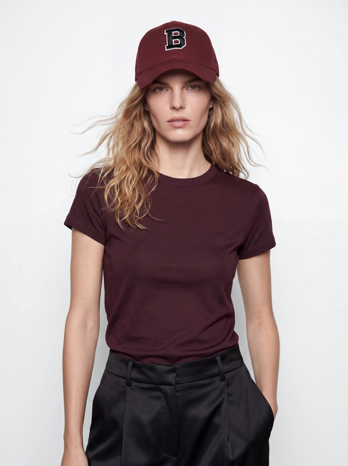 Bonheur Cherry Pamuk Gabardin Şapka