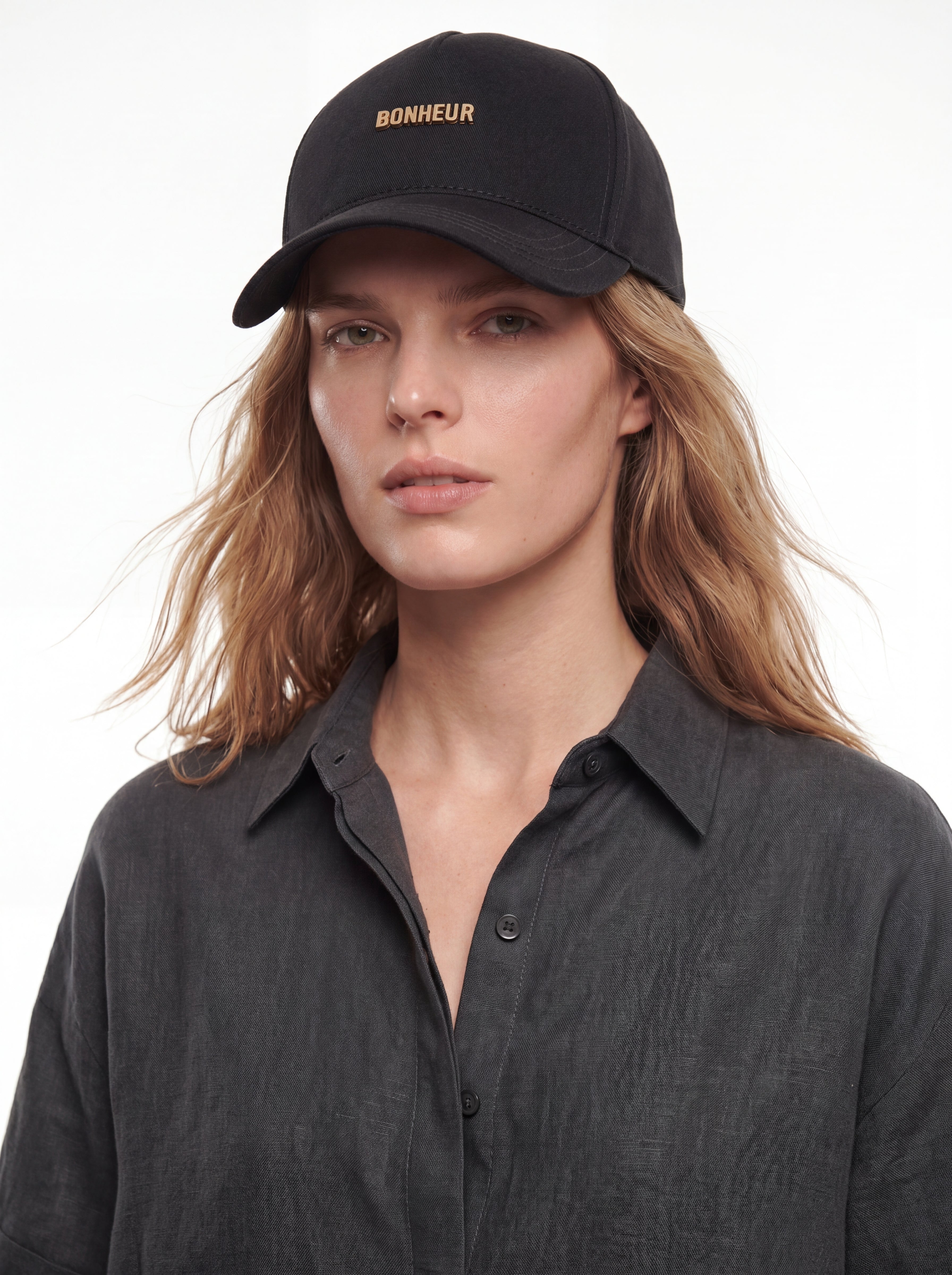 Bonheur Metal Logo Baseball Cap