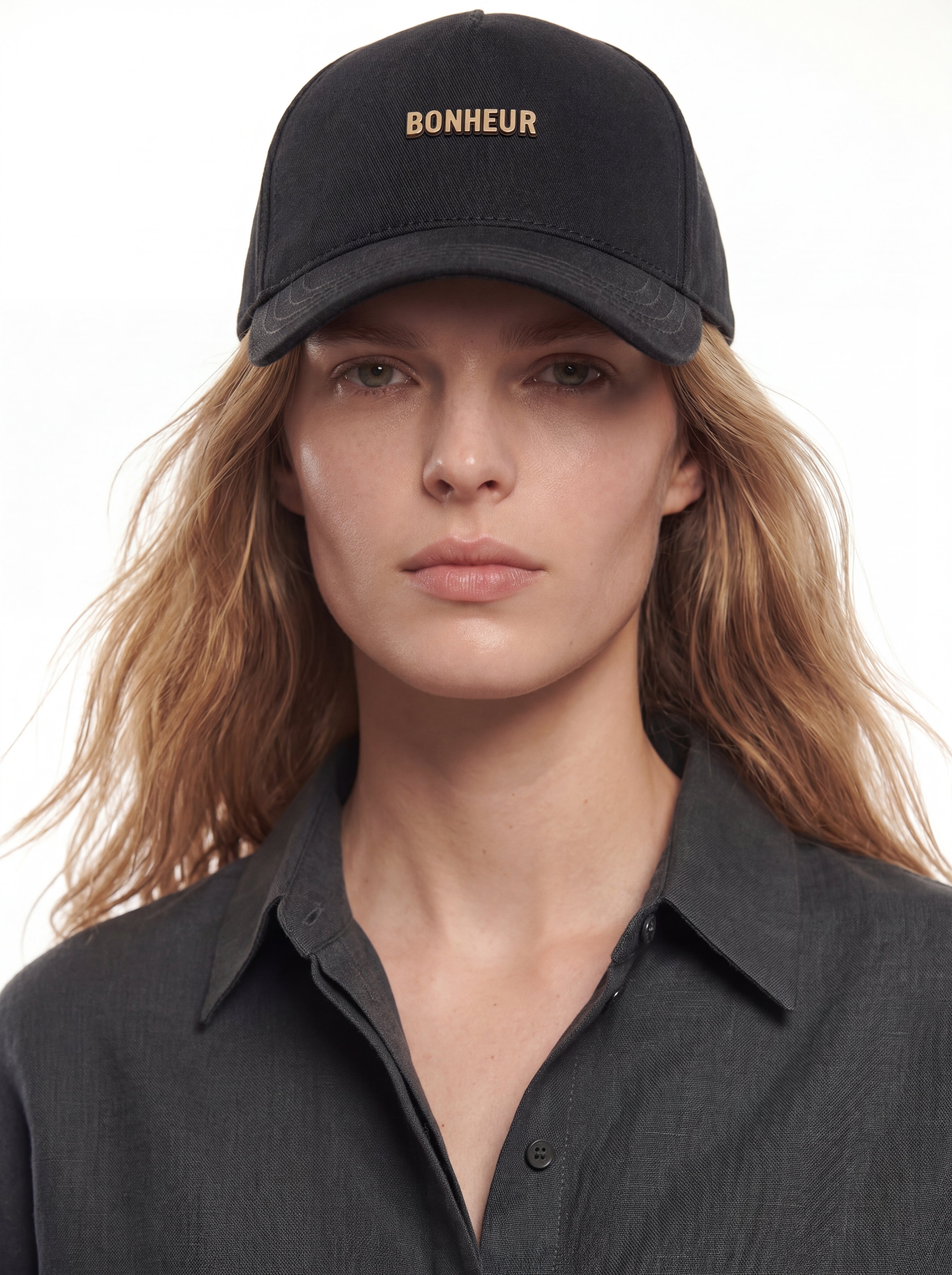 Bonheur Metal Logo Baseball Cap