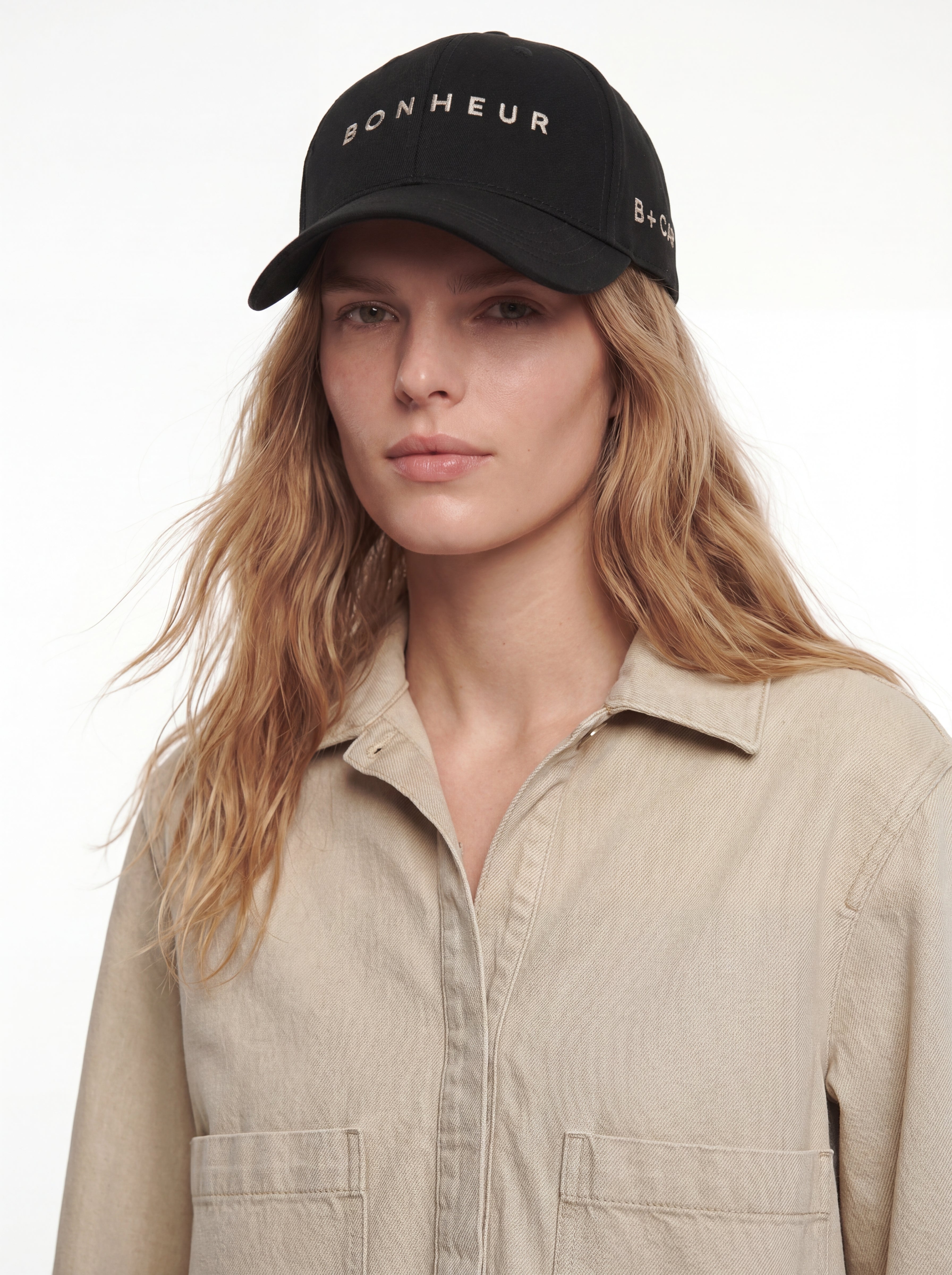 Bonheur Black Baseball Cap