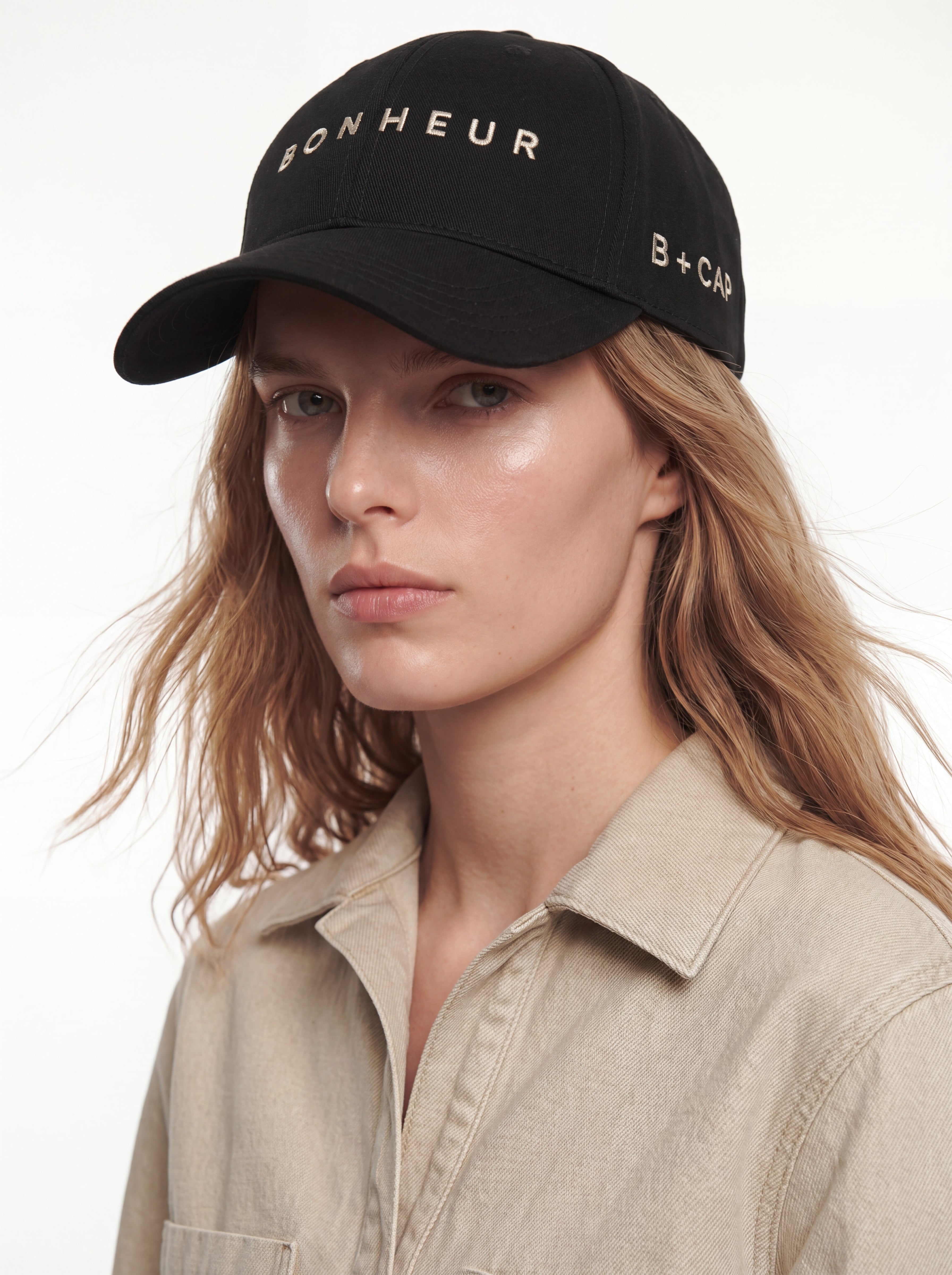 Bonheur Black Baseball Cap