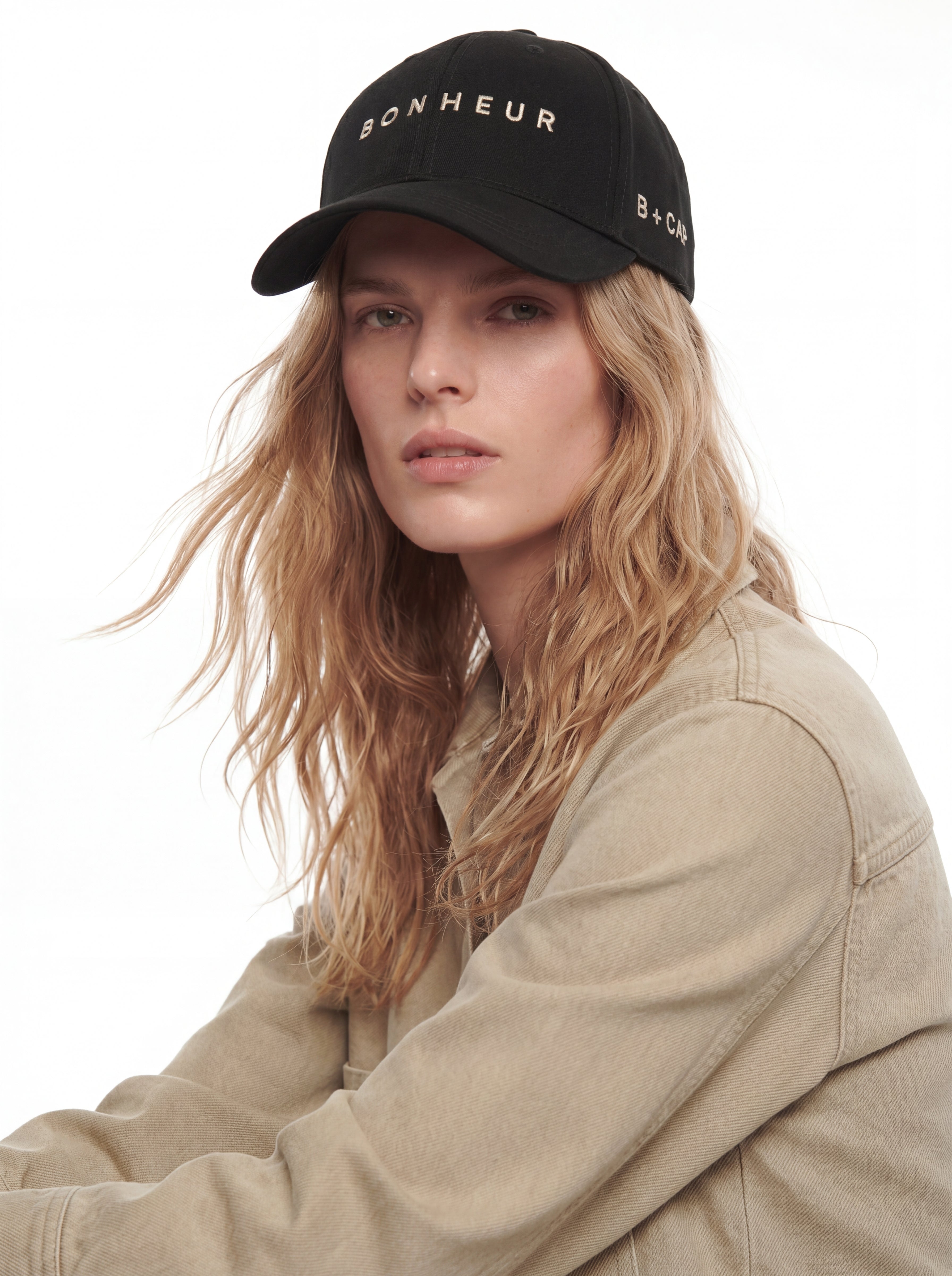 Bonheur Black Baseball Cap