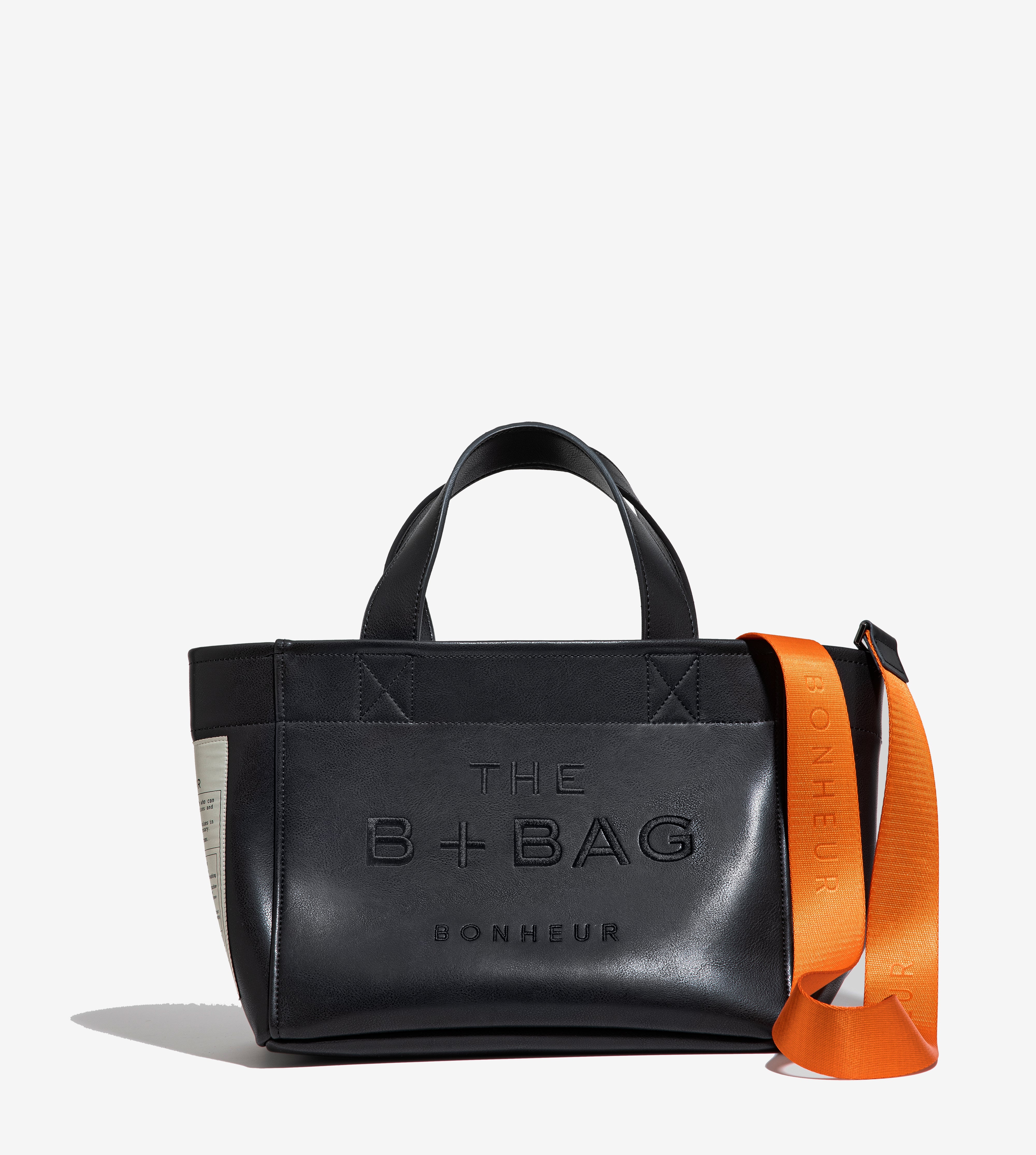 bonheur Vegan Leather Black Phantom