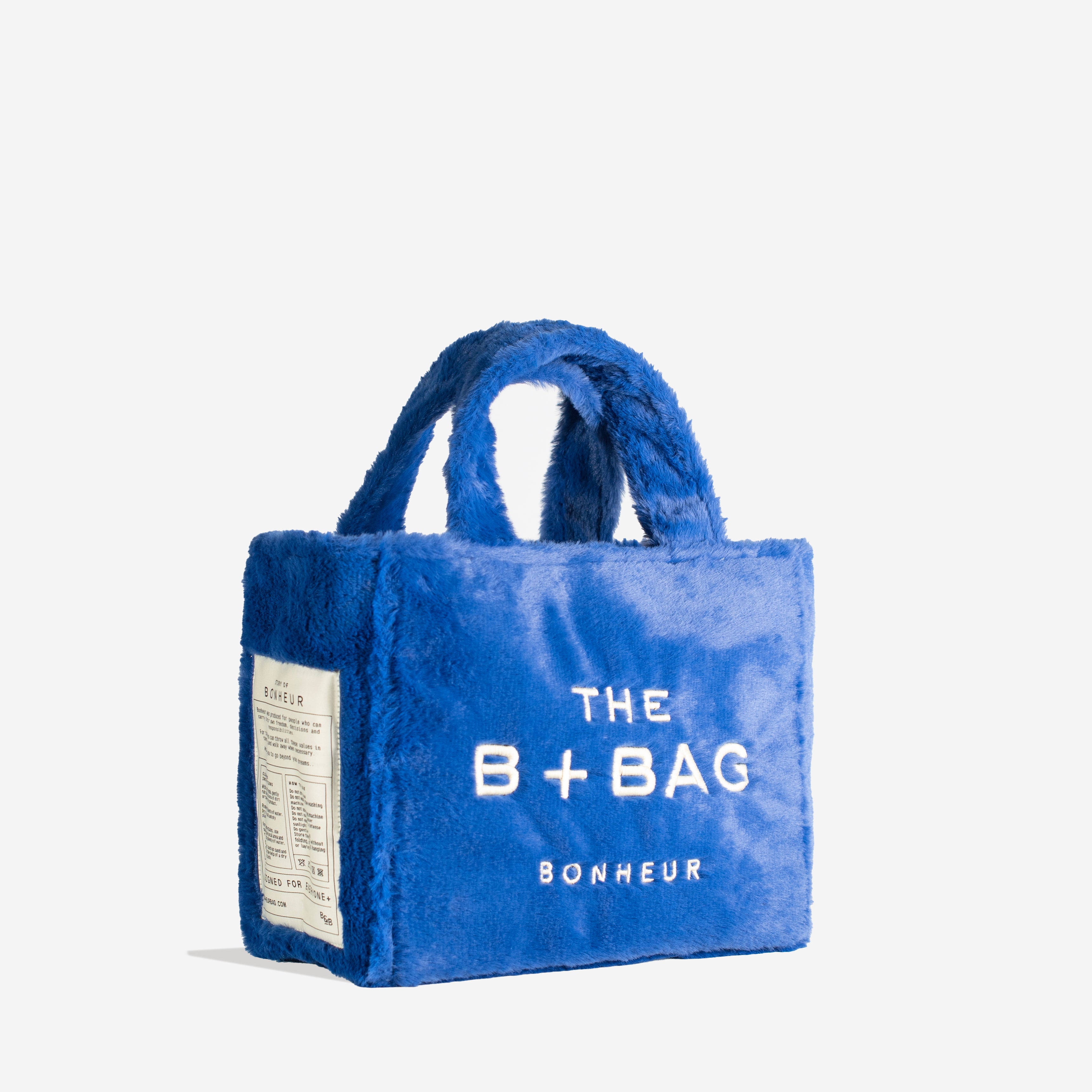 Fluffy Tote Bag -  Police Blue